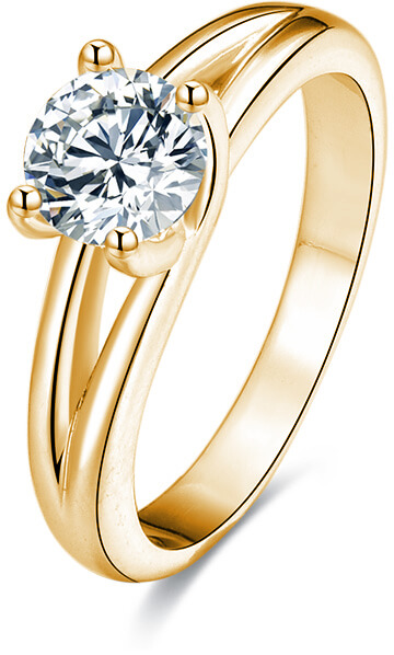 Beneto Stříbrný prsten s krystaly AGG199 50 mm - Prsteny Prsteny s kamínkem