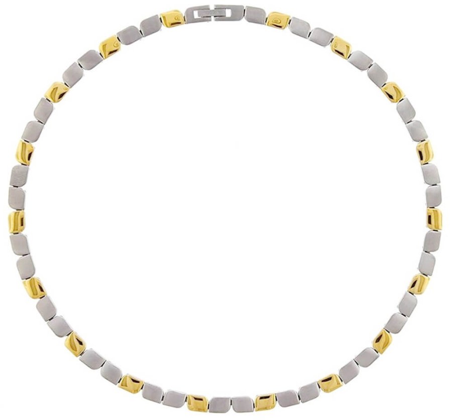 Boccia Titanium Luxusní titanový bicolor náhrdelník 08003-02 - Náhrdelníky