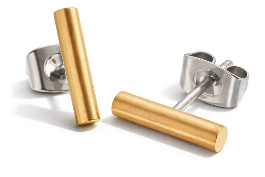 Boccia Titanium Minimalistické titanové náušnice Tyčinky 05057-02 - Náušnice Pecky
