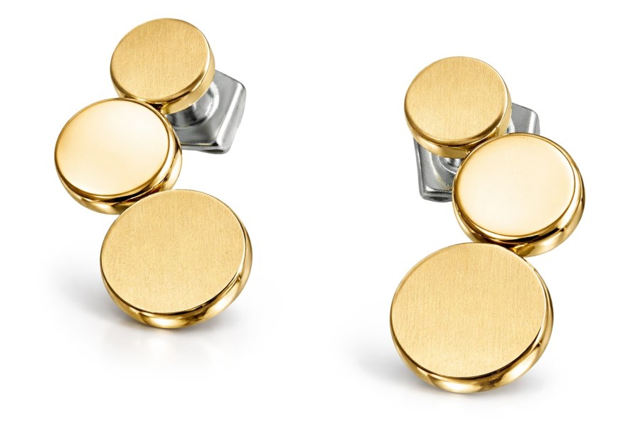Boccia Titanium Pozlacené titanové náušnice 05040-02 - Náušnice Visací náušnice