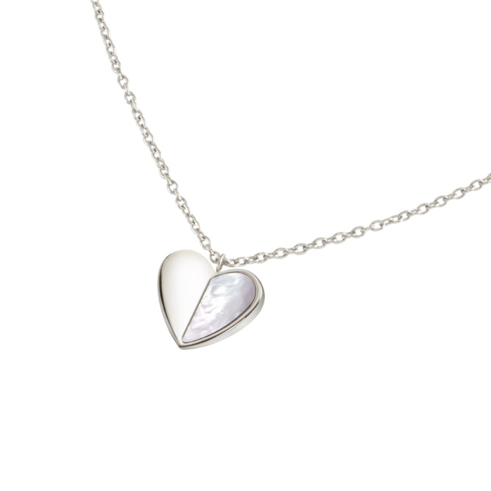 Boccia Titanium Romantický titanový náhrdelník s perletí 08057-01 - Náhrdelníky