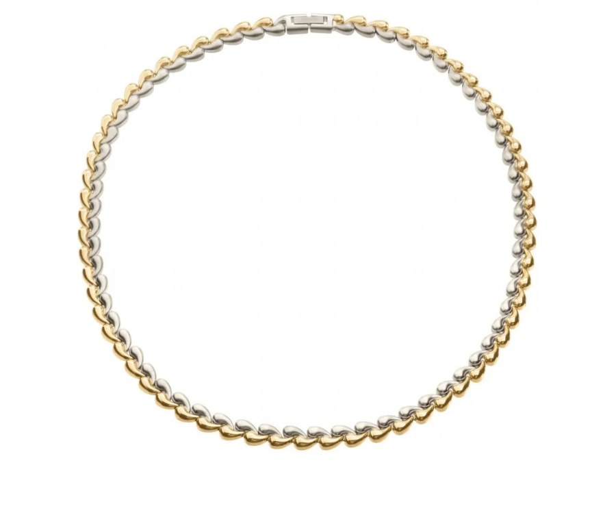 Boccia Titanium Slušivý bicolor titanový náhrdelník 08072-02 - Náhrdelníky
