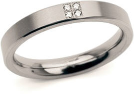 Boccia Titanium Snubní titanový prsten 0120-01 54 mm - Prsteny Snubní prsteny
