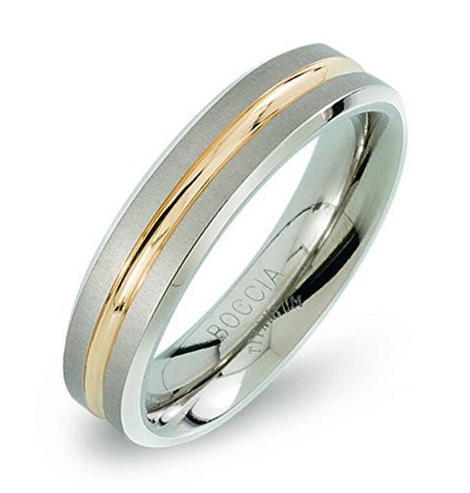 Boccia Titanium Snubní titanový prsten 0144-02 67 mm - Prsteny Snubní prsteny Snubní prsteny bez kamínku