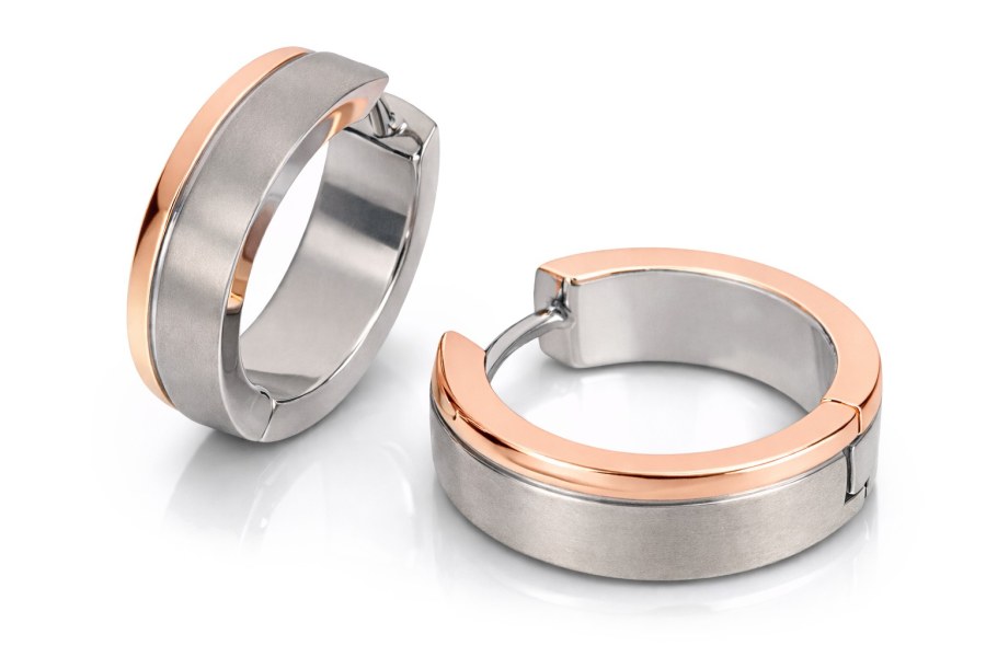 Boccia Titanium Titanové elegantní náušnice 0539-16 - Náušnice Kruhy
