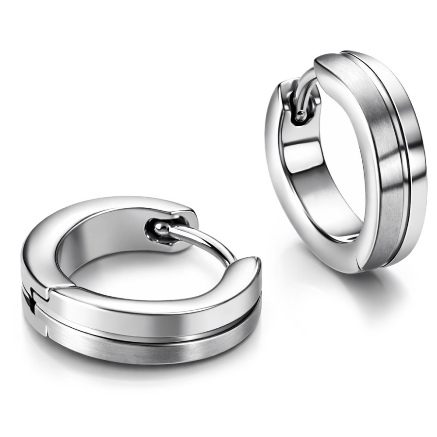 Boccia Titanium Titanové elegantní náušnice 0563-01 - Náušnice Bez kamínků