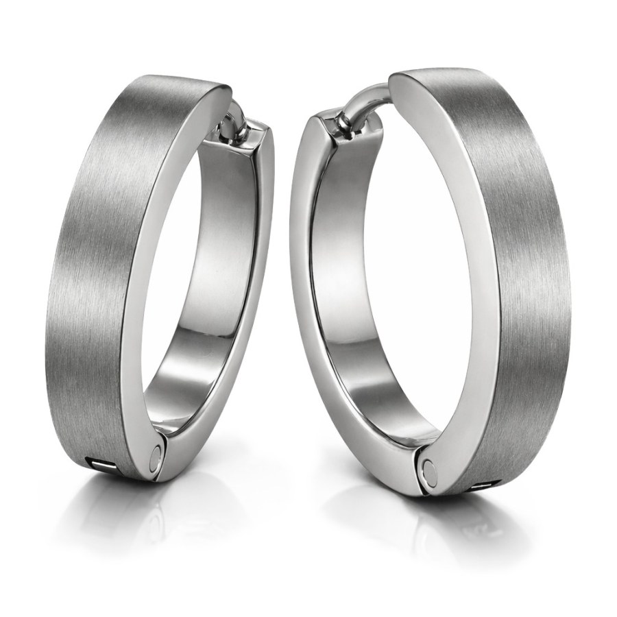 Boccia Titanium Titanové náušnice 0577-01 - Náušnice Kruhy