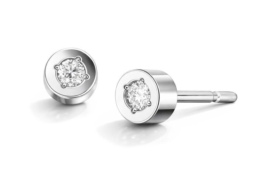 Boccia Titanium Titanové náušnice s&nbsp;brilianty 05083-03 - Náušnice Pecky
