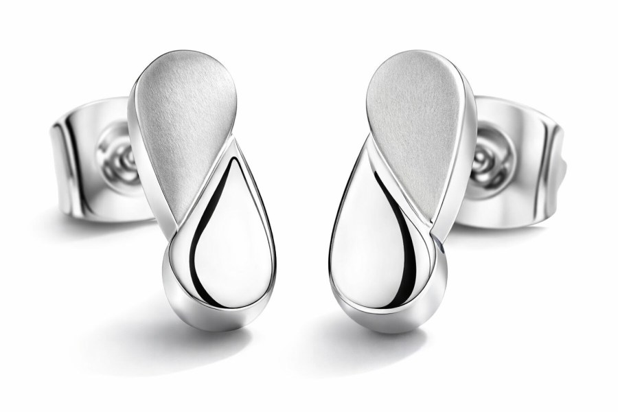 Boccia Titanium Titanové náušnice slzičky 05021-01 - Náušnice Pecky