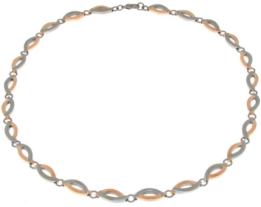 Boccia Titanium Titanový bicolor náhrdelník 0876-03 - Náhrdelníky