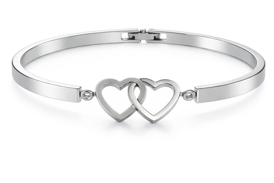 Boccia Titanium Zamilovaný titanový náramek 03012-01 - Náramky Náramky se symboly