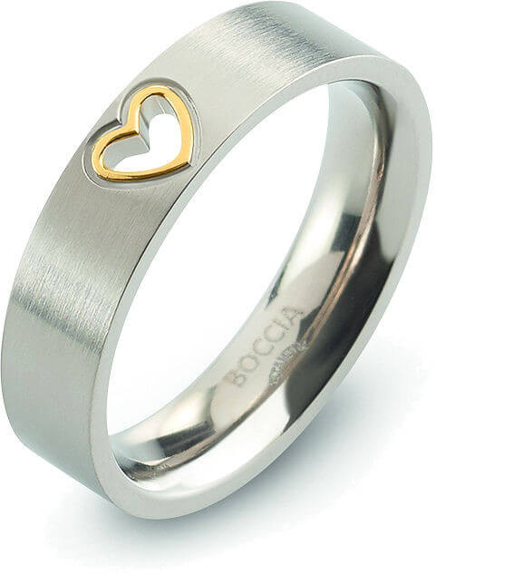 Boccia Titanium Zamilovaný titanový prsten 0143-02 63 mm - Prsteny Snubní prsteny Snubní prsteny bez kamínku