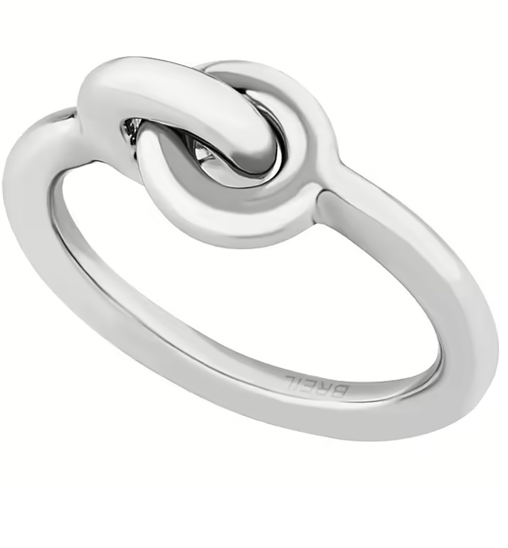 BREIL Minimalistický ocelový prsten Tie Up TJ348 56 mm - Prsteny Prsteny bez kamínku