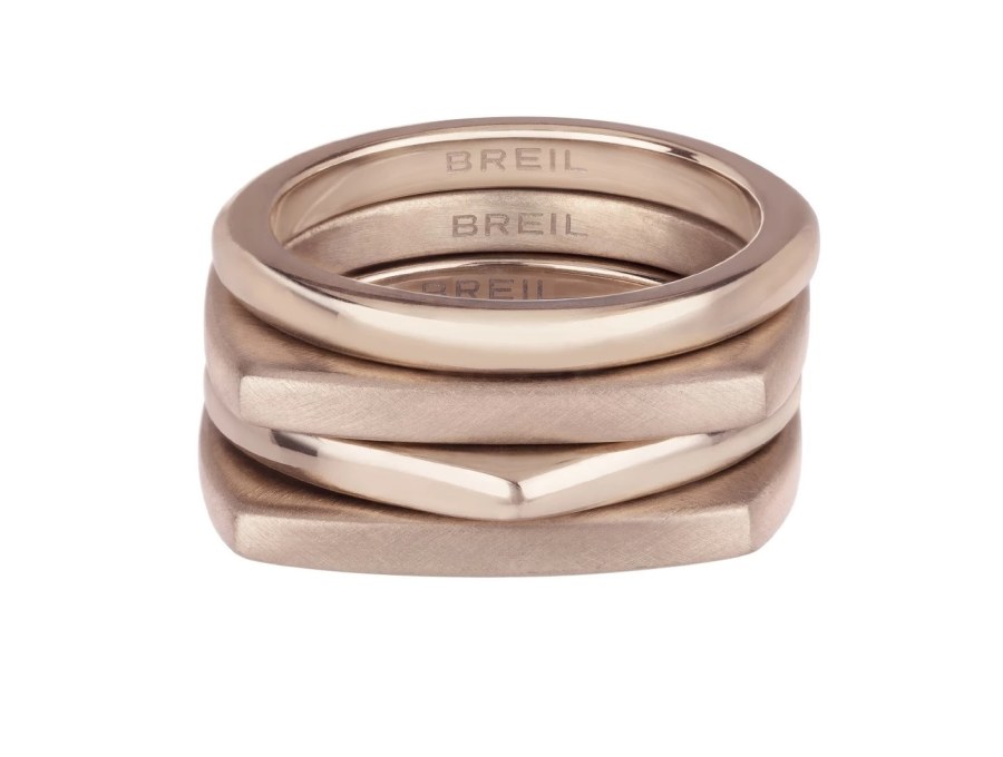 BREIL Moderní sada bronzových prstenů New Tetra TJ302 56 mm - Prsteny Prsteny bez kamínku