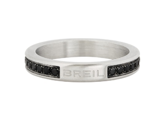 BREIL Stylový ocelový prsten se zirkony Light Row TJ336 60 mm - Prsteny Prsteny bez kamínku