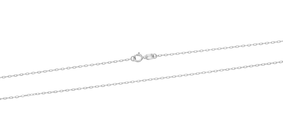 Beneto Exclusive Módní řetízek z&nbsp;bílého zlata Anker 42 cm - Řetízky Řetízky na krk