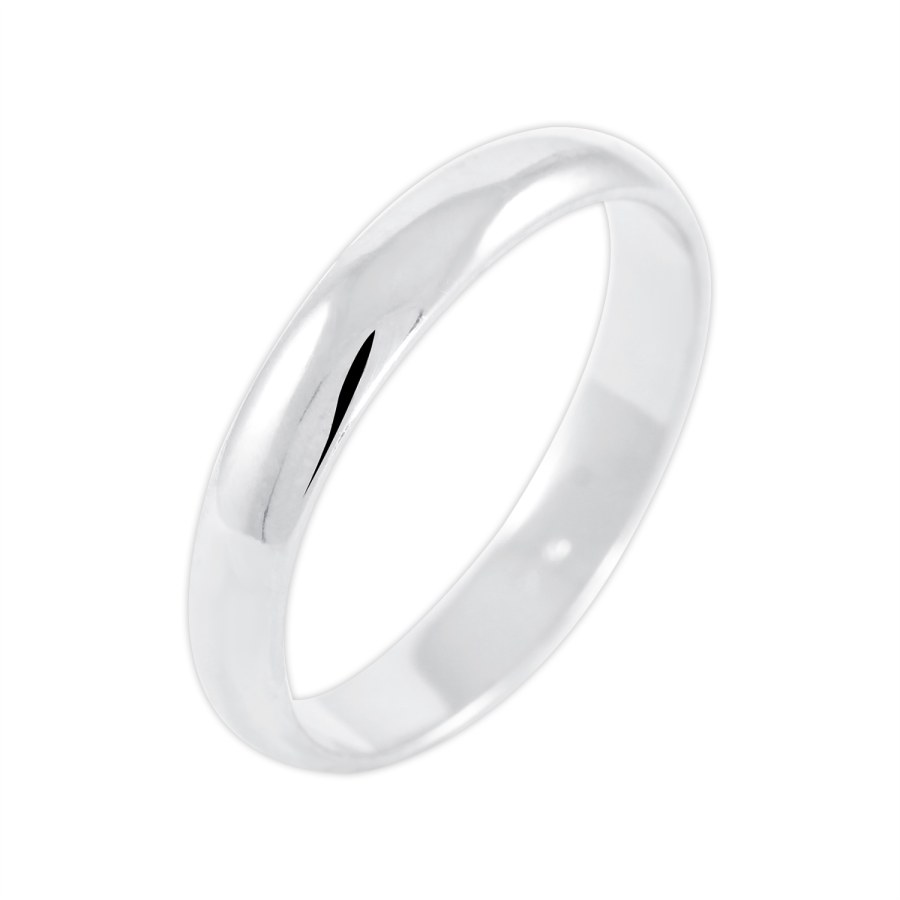Brilio Silver Jemný stříbrný prsten 422 001 09060 04 48 mm - Prsteny Prsteny bez kamínku