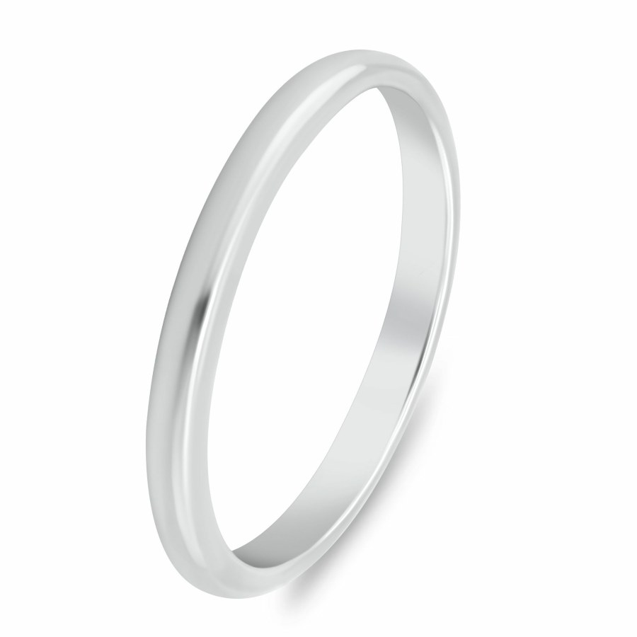 Brilio Silver Minimalistický stříbrný snubní prsten RI149W 50 mm Brilio Silver Minimalistický stříbrný snubní prsten RI149W 50 mm - Prsteny Prsteny bez kamínku
