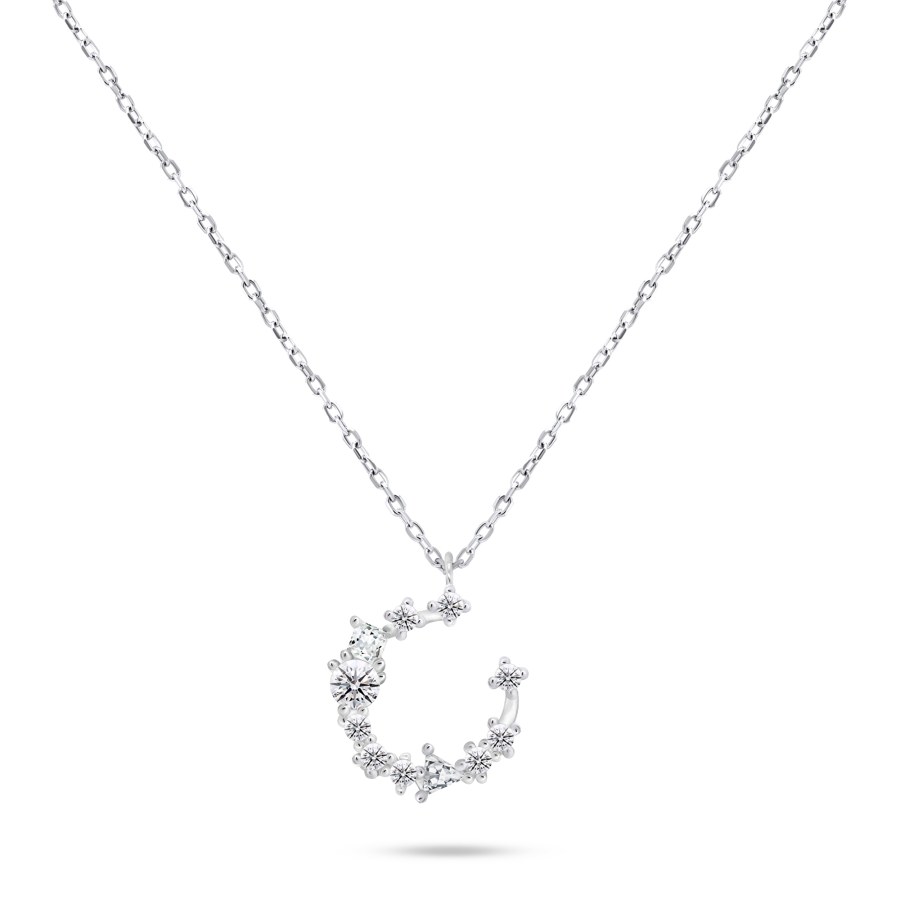 Brilio Silver Okouzlující stříbrný náhrdelník se zirkony NCL79W - Náhrdelníky