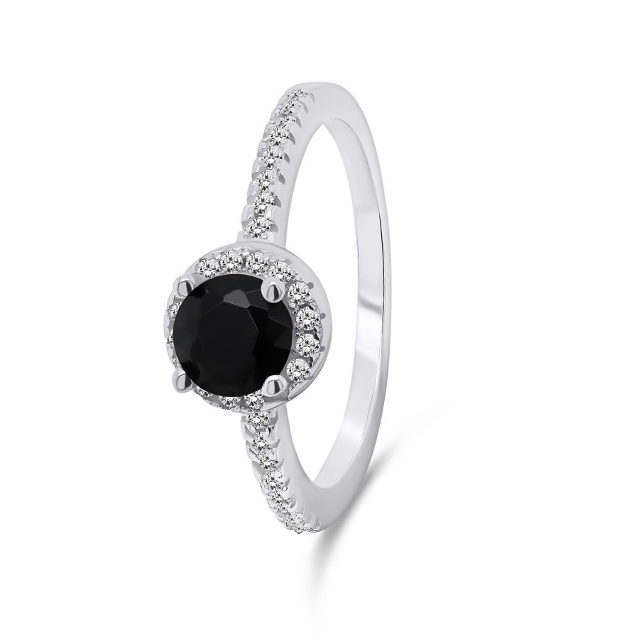 Brilio Silver Okouzlující stříbrný prsten se zirkony RI054WBC 52 mm