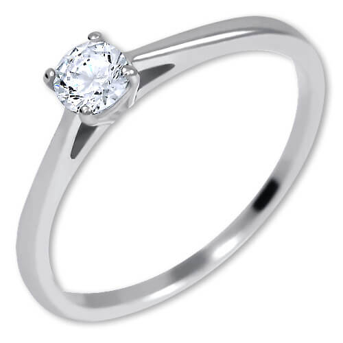 Brilio Silver Stříbrný zásnubní prsten 426 001 00539 04 59 mm - Prsteny Zásnubní prsteny