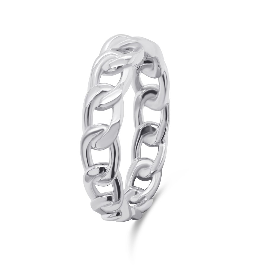 Brilio Silver Stylový stříbrný prsten RI044W 50 mm - Prsteny Prsteny bez kamínku
