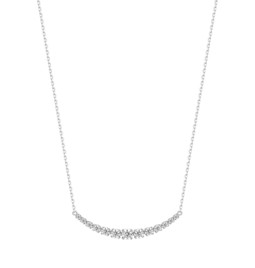 Brosway Elegantní náhrdelník ze stříbra Fancy Infinite White FIW149 Brosway Elegantní náhrdelník ze stříbra Fancy Infinite White FIW149 - Náhrdelníky