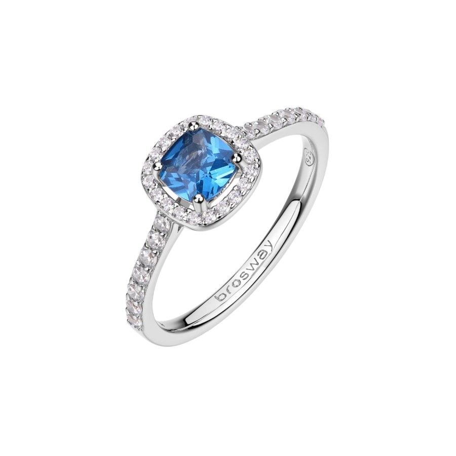 Brosway Elegantní stříbrný prsten Fancy Freedom Blue FFB129 56 mm Brosway Elegantní stříbrný prsten Fancy Freedom Blue FFB129 56 mm - Prsteny Prsteny s kamínkem