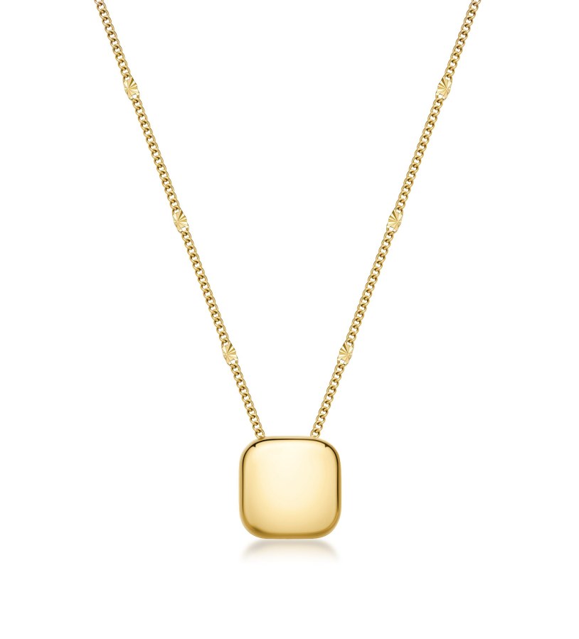 Brosway Minimalistický pozlacený náhrdelník pro ženy Muse BUE02 - Náhrdelníky