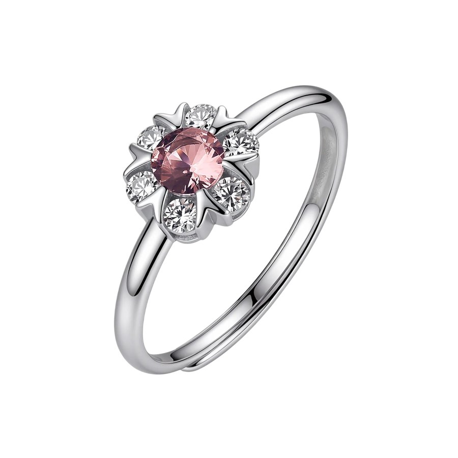 Brosway Nastavitelný stříbrný prsten Fancy Tender Pink FTP31