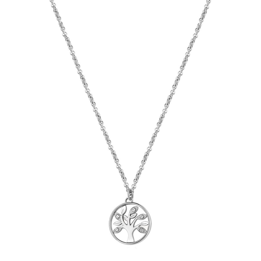 Brosway Ocelový náhrdelník Strom života Chakra BHKN093 - Náhrdelníky