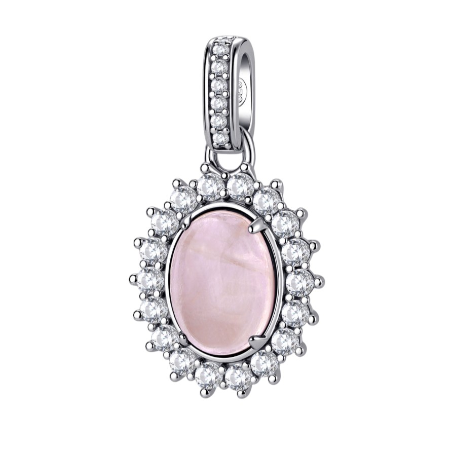 Brosway Okouzlující stříbrný přívěsek Fancy Vibrant Pink FVP121 - Přívěsky Přívěsky na řetízky