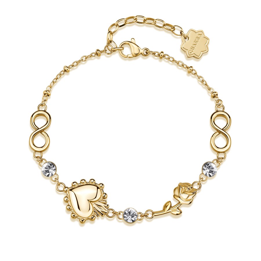 Brosway Půvabný pozlacený náramek pro ženy Chakra BHKB282 - Náramky Náramky se symboly