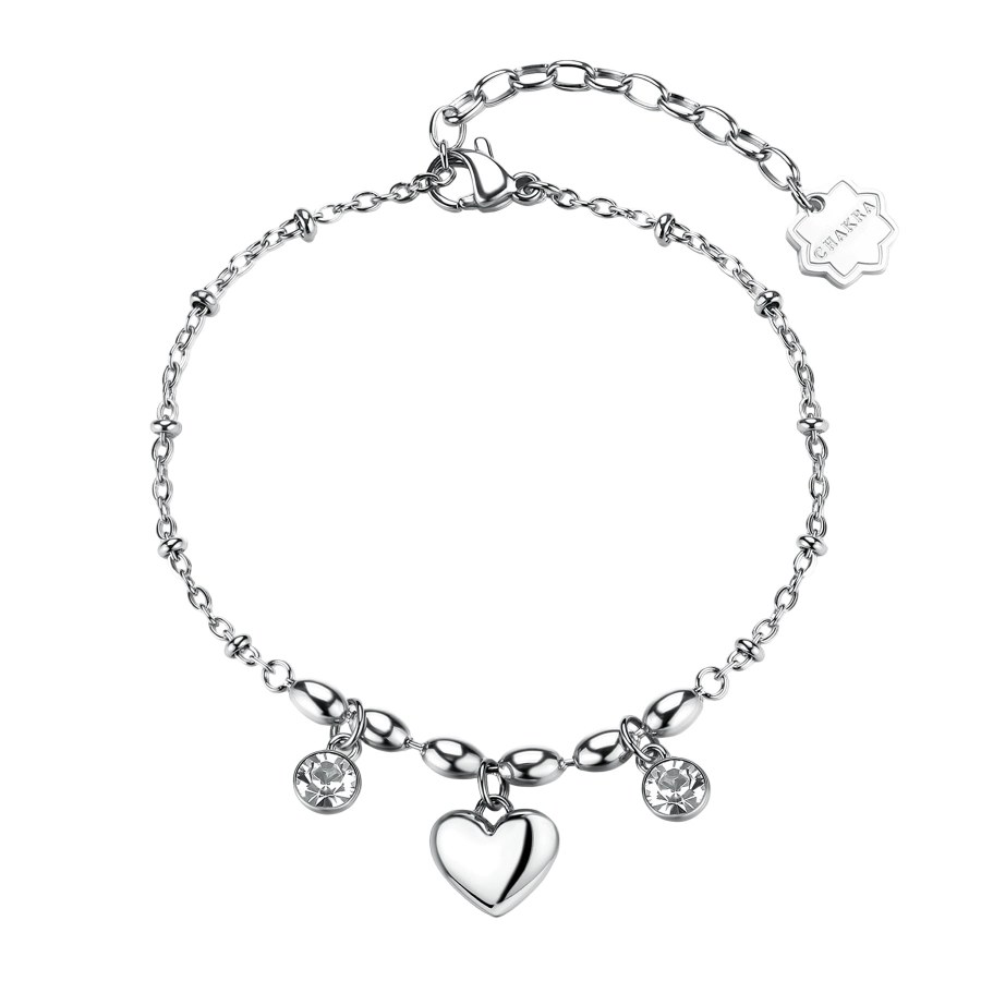 Brosway Romantický ocelový náramek s přívěsky Chakra BHKB263 Brosway Romantický ocelový náramek s přívěsky Chakra BHKB263 - Náramky Náramky se symboly