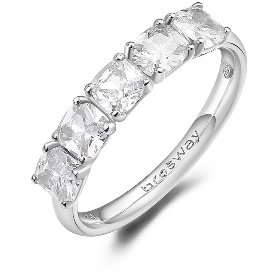 Brosway Slušivý stříbrný prsten Fancy Infinite White FIW25 50 mm - Prsteny Prsteny s kamínkem