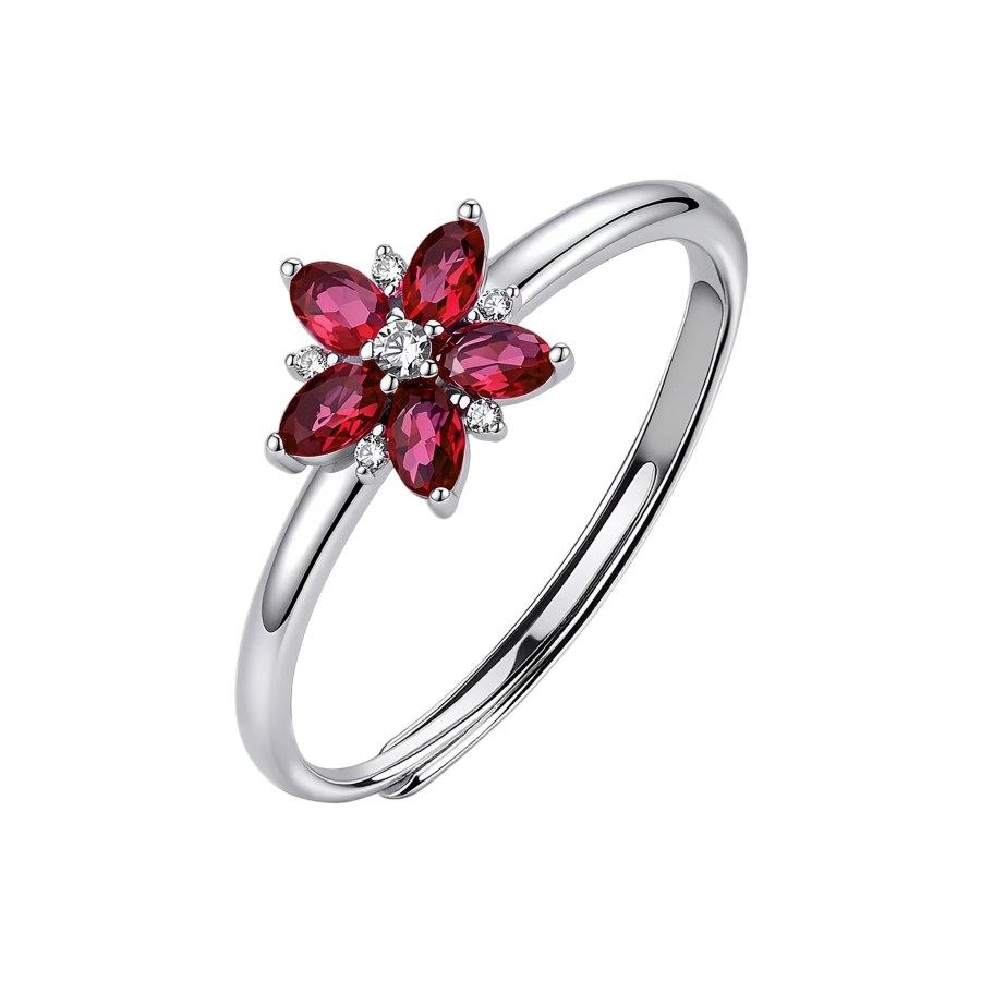 Brosway Stříbrný nastavitelný prsten Fancy Passion Ruby FPR151