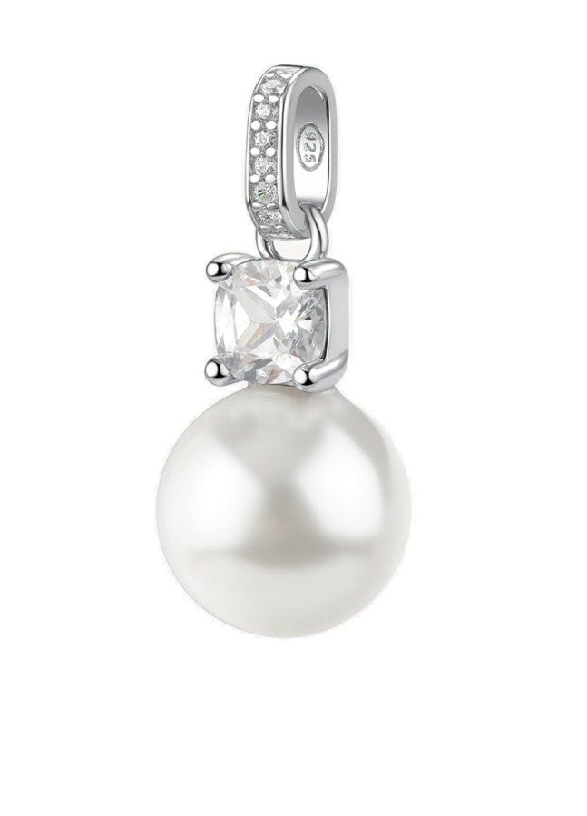 Brosway Stříbrný přívěsek se zirkonem a perlou Fancy Infinite White FIW132 Brosway Stříbrný přívěsek se zirkonem a perlou Fancy Infinite White FIW132 - Přívěsky a korálky