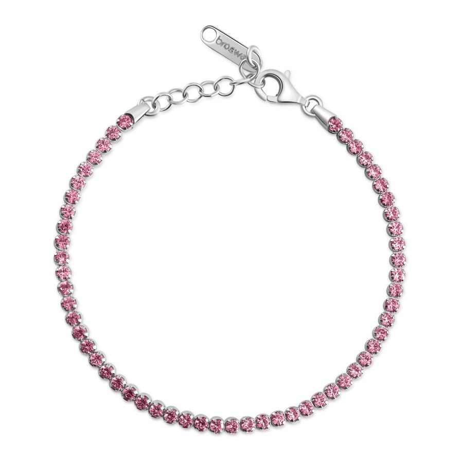 Brosway Tenisový náramek s kubickými zirkony Fancy Tender Pink FTP21