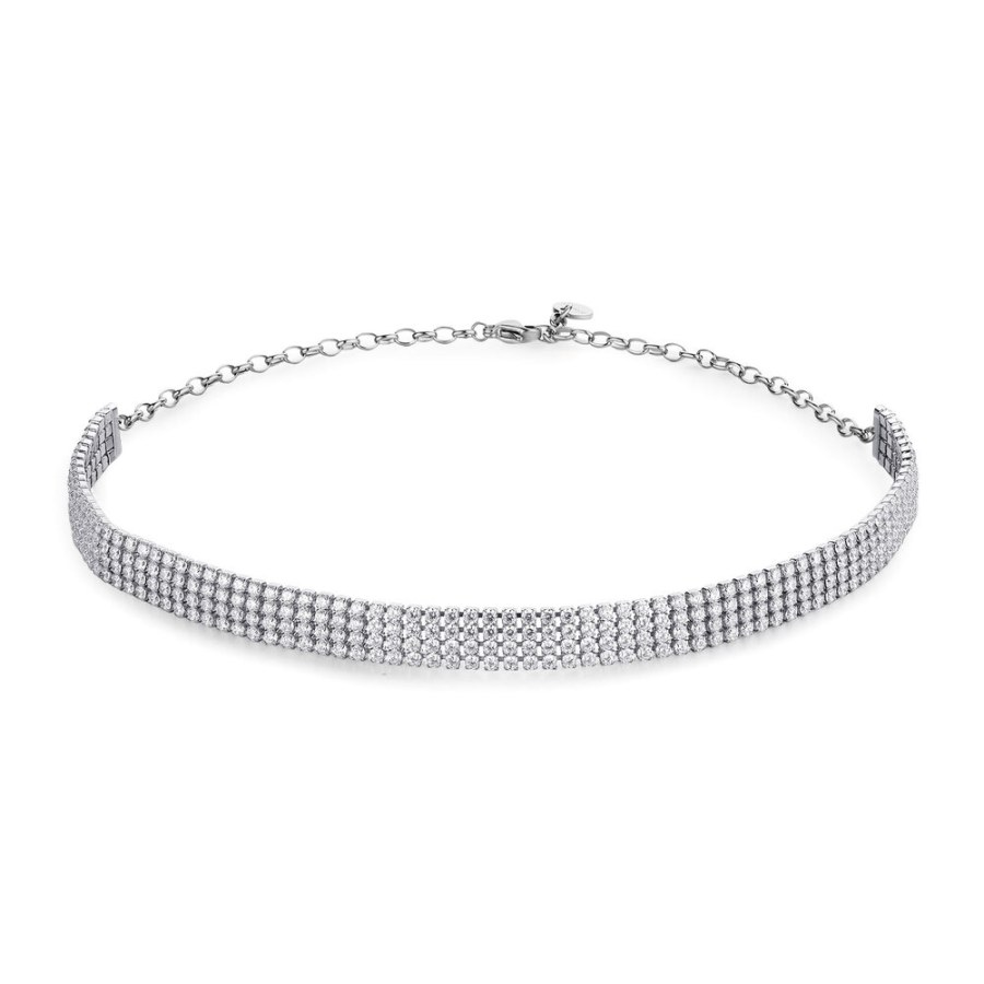 Brosway Třpytivý tenisový náhrdelník Choker Desideri BEIN021 Brosway Třpytivý tenisový náhrdelník Choker Desideri BEIN021 - Náhrdelníky