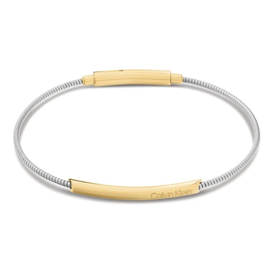 Calvin Klein Bicolor dámský náramek z&nbsp;oceli 35000986 - Náramky Řetízkové náramky