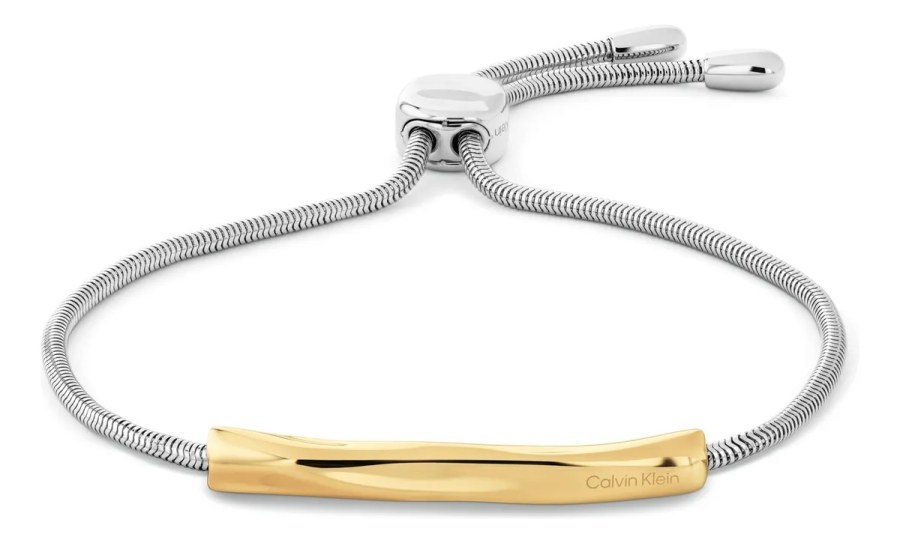Calvin Klein Nastavitelný bicolor náramek z oceli Gradient Waves 35000946