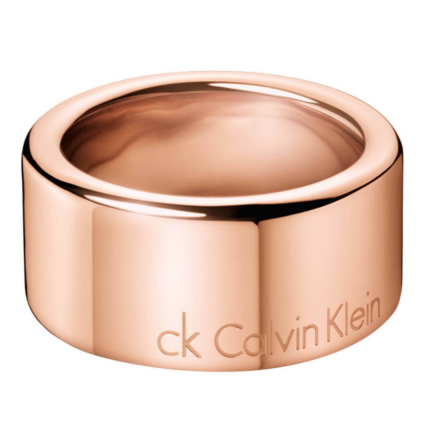 Calvin Klein Bronzový prsten Hook Large KJ06PR10020 49 mm - Prsteny Prsteny bez kamínku