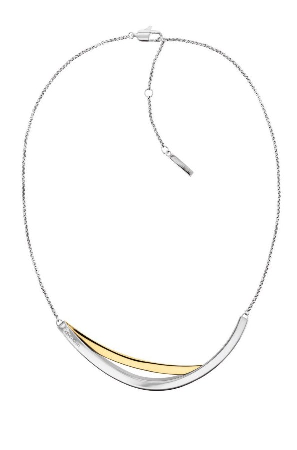 Calvin Klein Dámský bicolor náhrdelník z&nbsp;oceli Elliptical 35000847 - Náhrdelníky