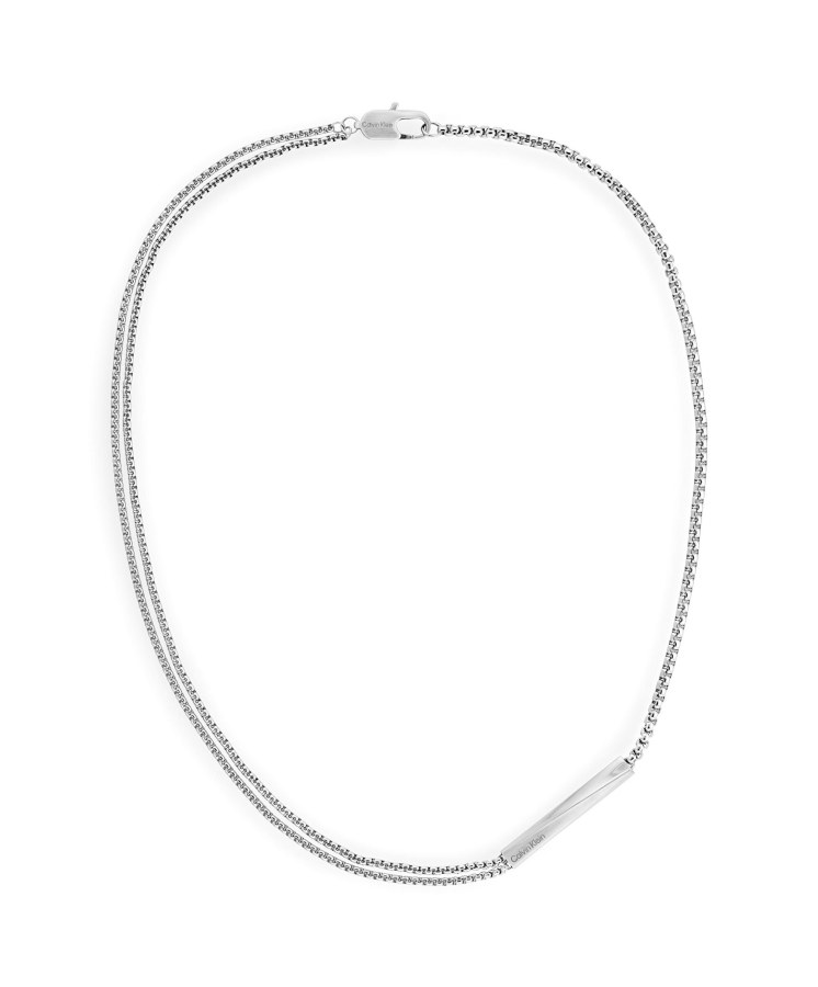 Calvin Klein Dvojitý pánský ocelový náhrdelník Iconic 35100057 Calvin Klein Dvojitý pánský ocelový náhrdelník Iconic 35100057 - Náhrdelníky