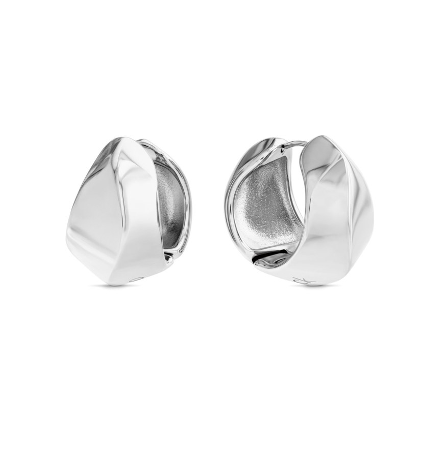 Calvin Klein Moderní ocelové náušnice Sculpted 35000819 - Náušnice Bez kamínků