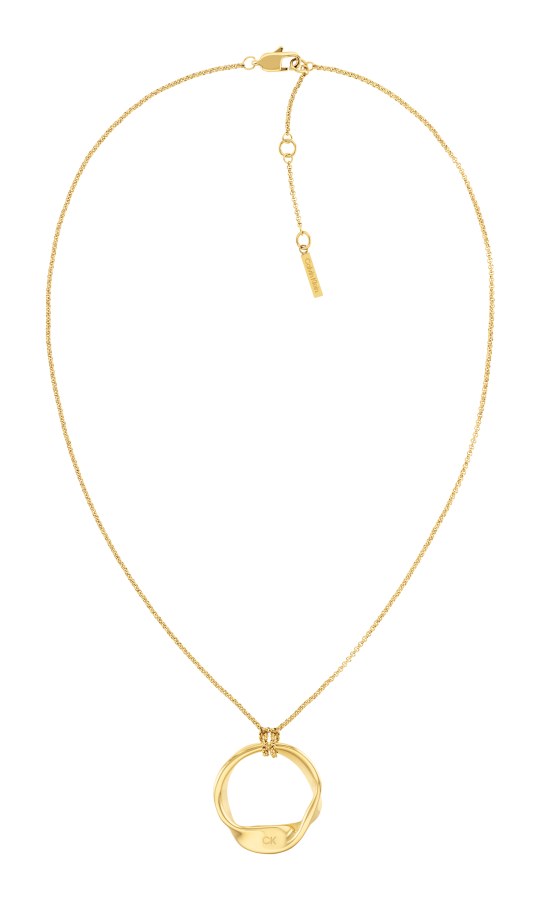Calvin Klein Elegantní pozlacený náhrdelník Ethereal Metals 35000526 - Náhrdelníky