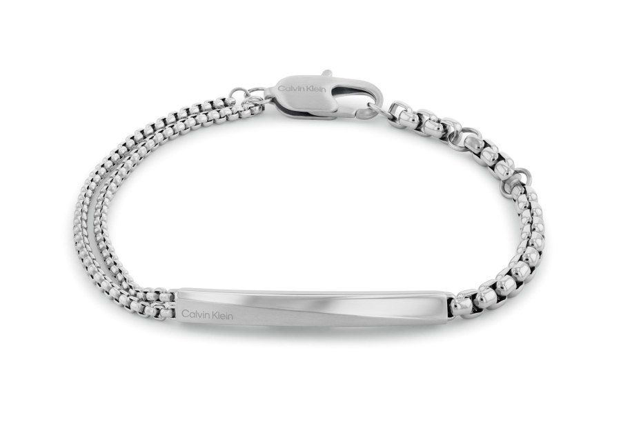 Calvin Klein Stylový ocelový náramek pro muže Iconic Id 35100058 Calvin Klein Stylový ocelový náramek pro muže Iconic Id 35100058 - Náramky Řetízkové náramky