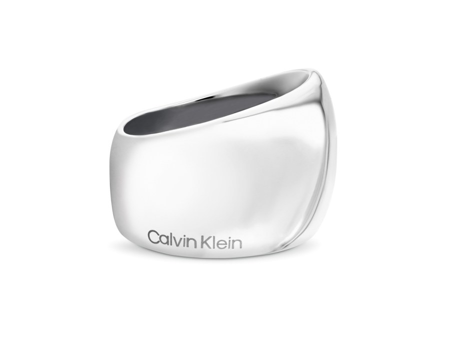 Calvin Klein Masivní ocelový prsten Modern Purity 35000833 58 mm - Prsteny Prsteny bez kamínku