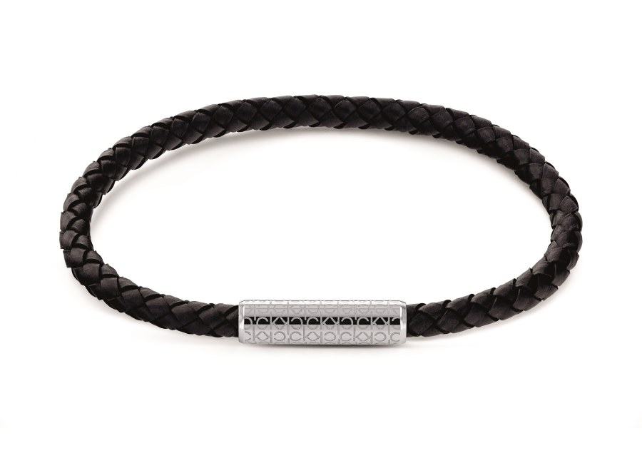 Calvin Klein Moderní kožený náramek Braided 35000101 - Náramky Kožené náramky