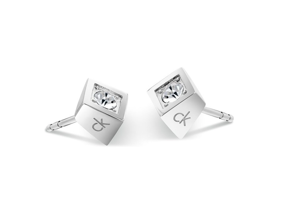 Calvin Klein Moderní ocelové pecky s&nbsp;krystalem 35000980 - Náušnice Pecky
